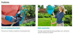 Gardena Combisystem ErgoLine Aluminium Handle 130 cm Garden Plus