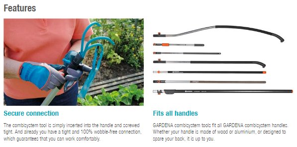 GARDENA combisystem Fan Rake Head 3102-20 — 50 cm