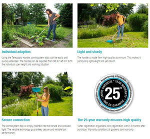 Gardena Combisystem Telescopic Handle 90 – 145 cm Garden Plus