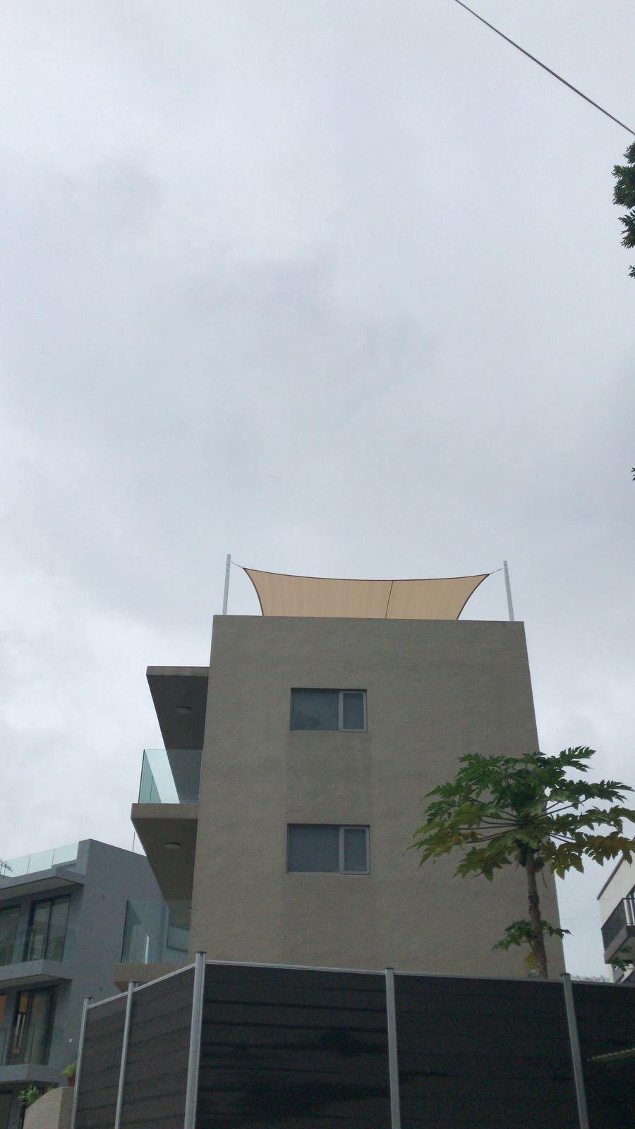 Shade sail at Lantau - Garden Plus