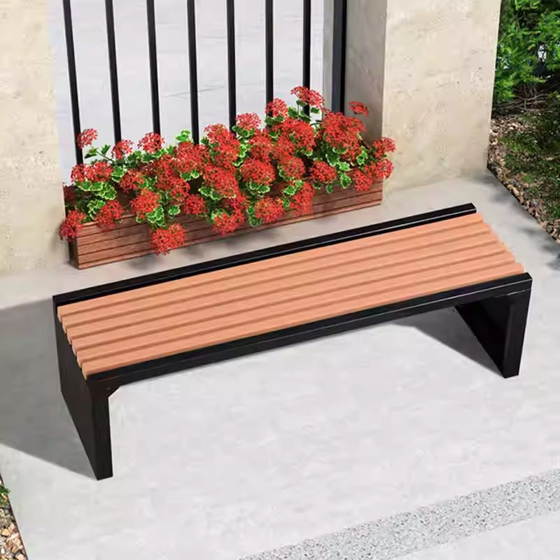 Backless Eco-Wood Bench No.3