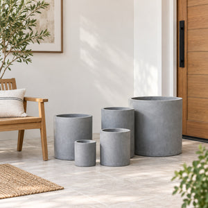 Garden Plus Cement Planter Cylinder — scale scene — 2026-09-08