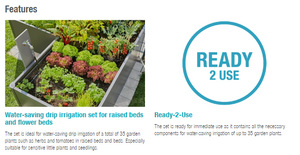 Gardena Start Set for raised beds/beds (35 plants) Garden Plus