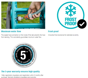 Gardena Hose Trolley CleverRoll M Garden Plus