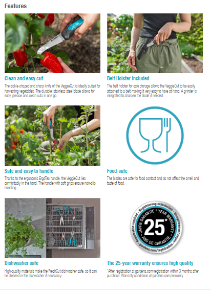 Gardena VeggieCut Garden Plus