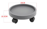 Heavy-Duty Plant Pot Caddy with 360° Rotating Wheels