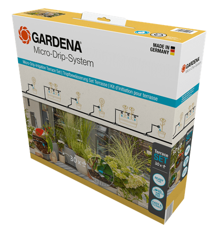 Gardena Micro-Drip-Irrigation Terrace Set (30 plants) Garden Plus