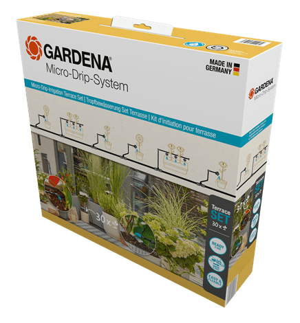 GARDENA 微滴灌露台套裝（30 株） 13400-20