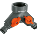 Gardena Twin Tap Connector 26.5 mm (G 3/4") Garden Plus
