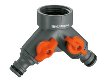 Gardena Twin Tap Connector 26.5 mm (G 3/4") Garden Plus