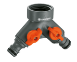 Gardena Twin Tap Connector 26.5 mm (G 3/4") Garden Plus