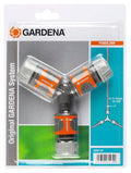 Gardena Two-way Hose Coupling Set 13mm (1/2