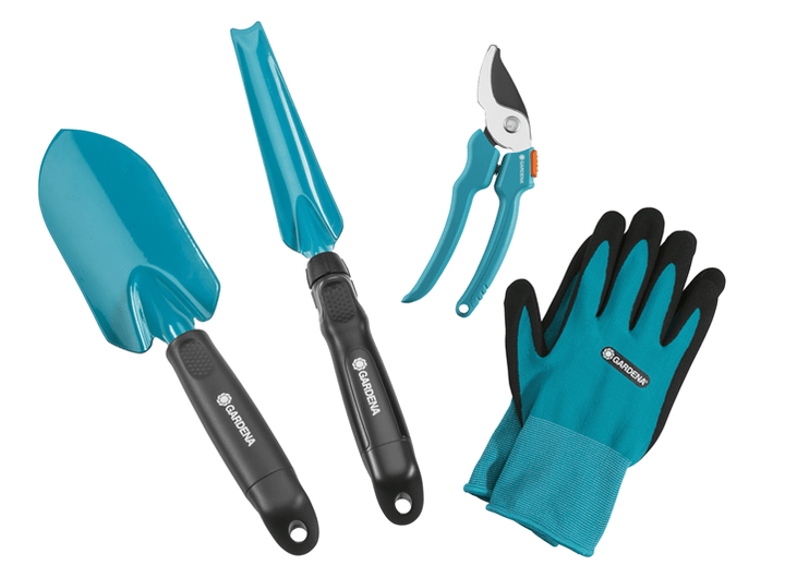 GARDENA Gardening Starter Kit — 4-piece Handtools Set 8965-30