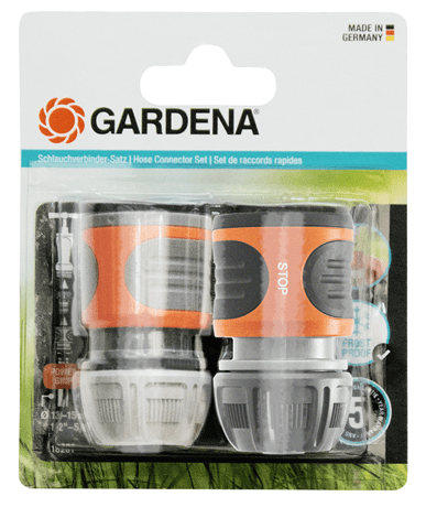 Gardena Hose Connector Set 13 mm (1/2") – 15 mm (5/8") Garden Plus