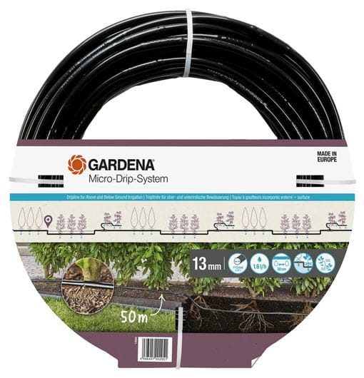 Gardena Drip Irrigation Line for bushes/hedges (50 m) Garden Plus