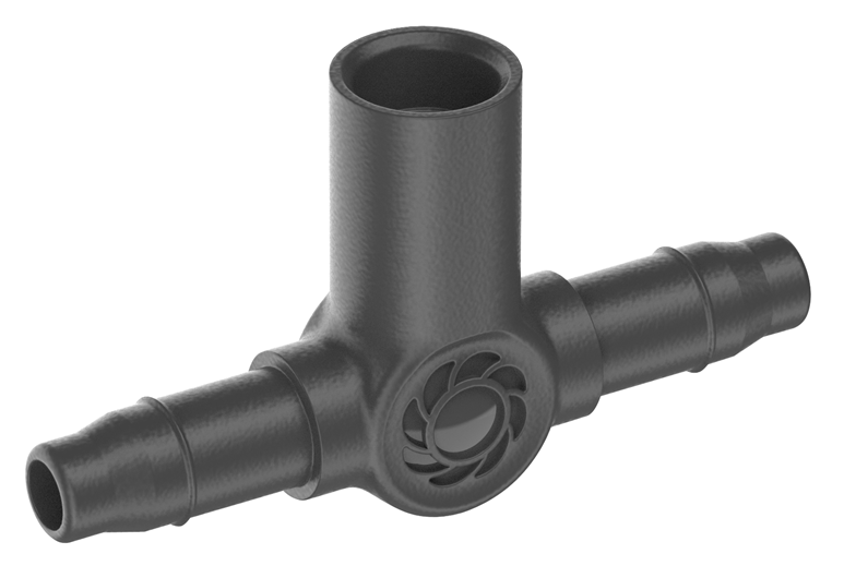 Gardena T-Joint for Spray Nozzles / Endline Drip Heads 4.6 mm (3/16") Garden Plus