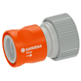 Gardena “Profi” Maxi-Flow System Waterstop Connector 19 mm (3/4") Garden Plus