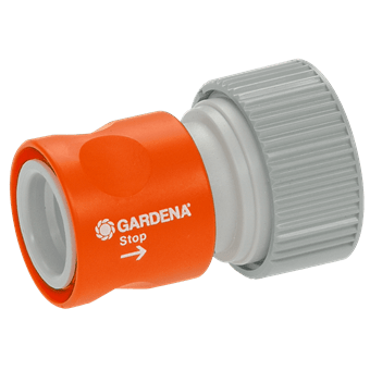GARDENA「Profi」Maxi-Flow 系統止水帶連接器 19 毫米（3/4 吋） 2814-20
