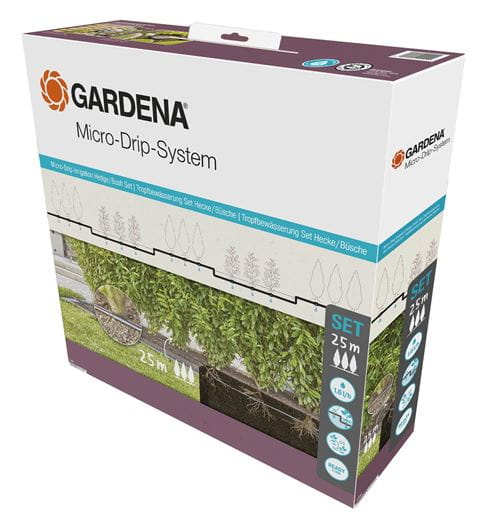 Gardena Micro-Drip-Irrigation Hedge/Bush Set (25 m) Garden Plus