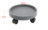 Heavy-Duty Plant Pot Caddy with 360° Rotating Wheels
