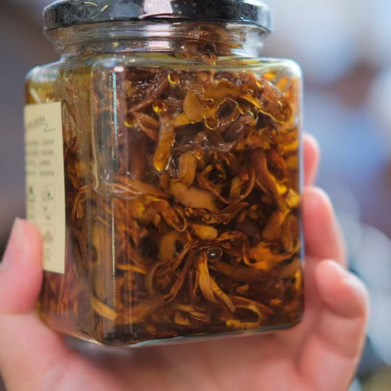 Premium Wild Yunnan Chicken Mushroom Oil (350g)