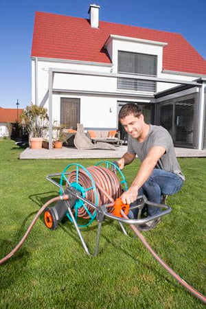 Gardena Metal Hose Trolley 100 Garden Plus