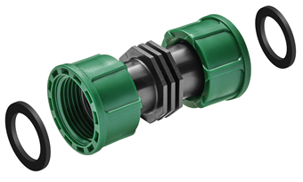 Gardena Connector 1"-1" for Valve Boxes V3 Garden Plus