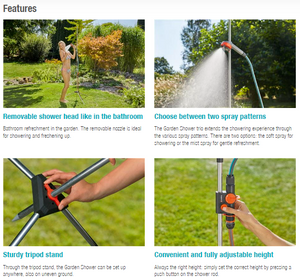 Gardena Garden Shower Trio Garden Plus