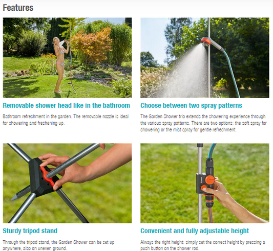 Gardena Garden Shower Trio