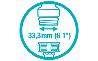 Gardena Tap Connector 33.3 mm (G 1") Garden Plus