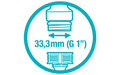 Gardena Tap Connector 33.3 mm (G 1