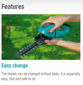 Gardena Shrub Blade 12.5 cm