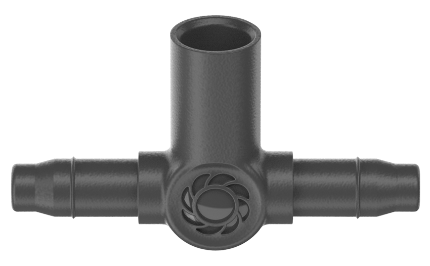 Gardena T-Joint for Spray Nozzles / Endline Drip Heads 4.6 mm (3/16") Garden Plus