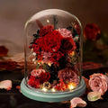 Preserved Carnation Hug Bucket with Ambient Light