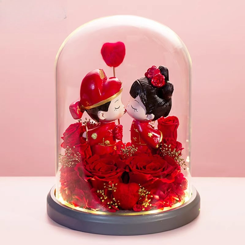 Preserved Rose Wedding Flower Box