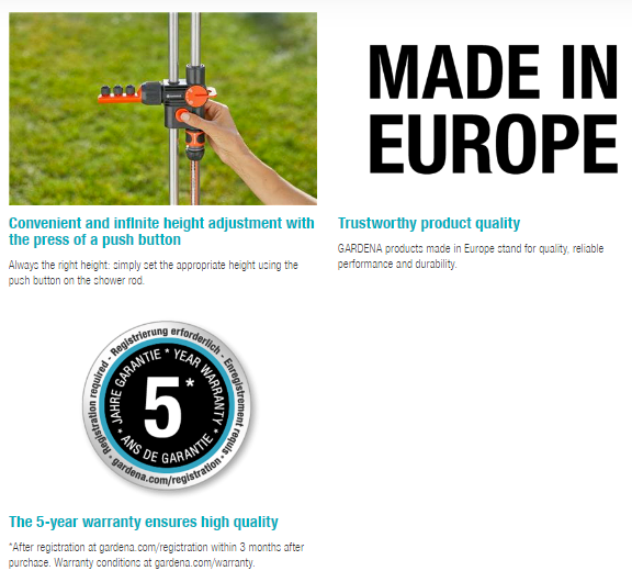 Gardena Garden Shower Duo Garden Plus