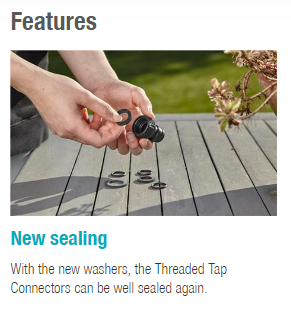 Gardena “Profi” Maxi-Flow System Washer Set Garden Plus