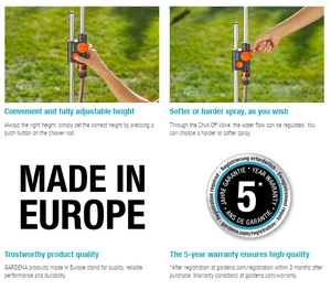 Gardena Garden Shower Solo Garden Plus