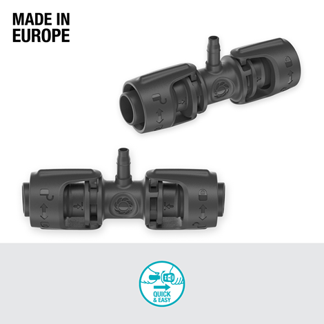 Gardena T-Joint 1/2" – 3/16" Garden Plus