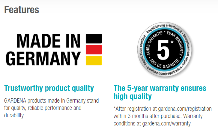 Gardena Maxi-Flow 3-Way Union Garden Plus