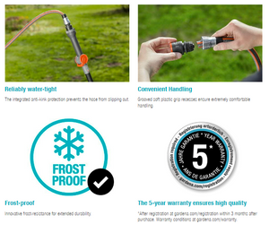 Gardena Premium Water Stop 19 mm (3/4") Garden Plus