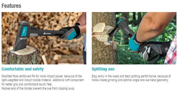 Gardena Splitting Axe 1600 S Garden Plus