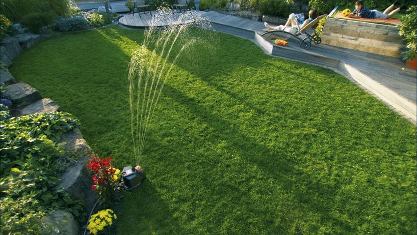 Gardena Comfort Large-Area Irrigation AquaContour automatic Garden Plus