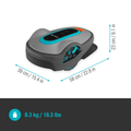 Gardena Robotic Mower SILENO life, 1,000 m² Garden Plus