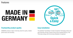 Gardena Connector 25 mm Garden Plus