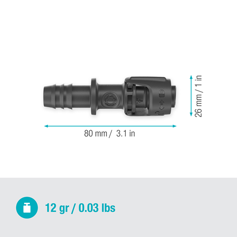 Gardena Universal Connector 1/2" Garden Plus