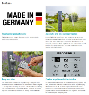 Gardena Water Control Master Garden Plus