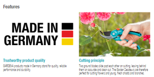 Gardena Garden Secateurs B/S-M Garden Plus