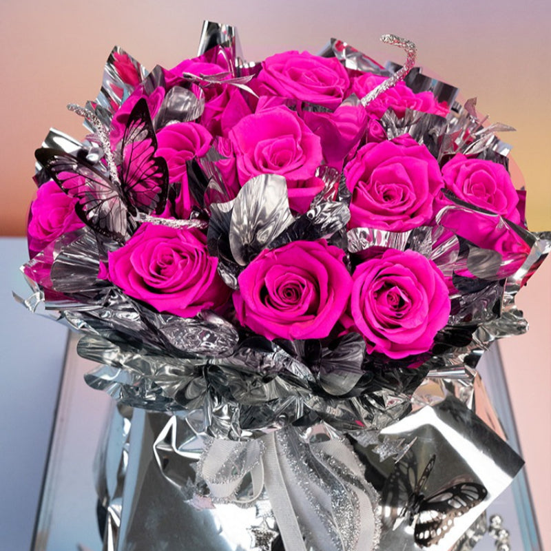 Joyflower Galaxy Preserved Rose Bouquet