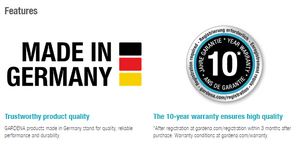 Gardena Sprinkler Hose (Orange), 100m Garden Plus